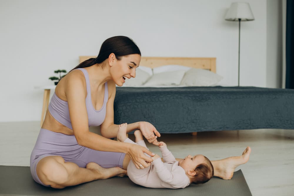 Incorporate Postpartum Exercises for flat tummy after pregnancy